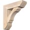 Ekena Millwork Olympic Slat Smooth Bracket w/ Offset Brace, Douglas Fir, 7 1/2"W x 26"D x 26"H BKT0806X26X26OLY06SDF - alternate 1